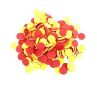 WHAMVOX 200pcs Two-color Round Math Counters for Learning Counting Manipulatives Tool Visual Educational Math Chips for Sorting Grouping and Logical Thinking Development
