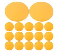 WHAMVOX 20Pcs 50Mm Round Light Filter Stickers for LED Spotlights - Warm White Translucent Film Diffuser for Ambient Mood Lighting, Ceiling Light Gel Discs for Video and Photo Lighting