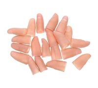 WHAMVOX 20pcs Fake Finger Cots for Stage Performance Realistic Magician Thumb Tips Trick Props Lightweight and Portable for Party and Entertainment