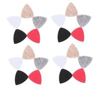 WHAMVOX 20pcs Guitar Felt Picks Replacement Ukulele Accessories Portable Musical Instrument Parts for Electric Acoustic Guitar Strings