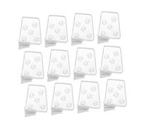 WHAMVOX 20pcs Kitchen Organiser Storage Fridge Door Dividers Stackable Freezer Separator Food Partition Board Clip Divider for Small Fridge