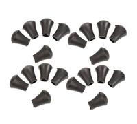 WHAMVOX 20pcs Rubber Drum Set Sleeves for Drums Small and Lightweight Professional Percussion Accessories in Black