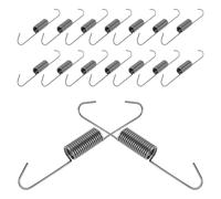 WHAMVOX 20pcs Sofa Springs Replacement with Long Hook Ends Steel Tension Springs 1.4mm Wire Diameter 11mm Od for Recliner Chair Sofa Recliner Parts for Home Tools DIY