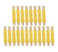WHAMVOX 20pcs Sweet Bamboo Chew for Small Pets and Guinea Pigs, Yellow Molar Sticks to Sharpen and Clean Teeth, Reduce Boredom, Suitable for Hamsters, Bunnies, and Parrots