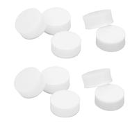 WHAMVOX 20Pcs White Cowry Shell Guitar Fretboard Inlay Dots for Acoustic and Classical Guitars - round Nacre Tone Points for Fret Position Marking and Inlay Work