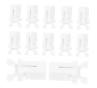 WHAMVOX 20PCS White Trash Can Lock Replacement with Spring Press Button Easy Install Waste Bin Catch Locking Mechanism Prevents Animal Access Push Switch for Garbage Lid and Cupboard