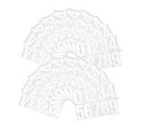 WHAMVOX 20Sheet Reflective Number Stickers Adhesive DIY Address Numbers for Mailbox Window Door Cars Business Signs Easy to Apply for Outdoor Use