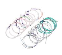 WHAMVOX 21pcs Guzheng Strings Replacement Kit Steel Core Nylon Wound Complete Set 1-21 Easy to Replace Assorted Colours Chinese Instrument Accessory