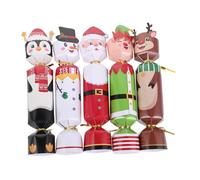 WHAMVOX 24pcs Christmas Candy Treat Bags Christmas Cookie Boxes Holiday Cookie Boxes Treat Party Favors Dessert Xmas Paper Festive Container