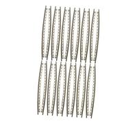 WHAMVOX 24pcs Electric Guitar Fret Wires Upgrade Parts for Guitar Fretboard Wires Useful for