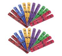 WHAMVOX 24pcs Graffiti Slap Bands Ninja Slap Bracelets Pvc