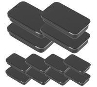 WHAMVOX 24Pcs Small Sliding Cover Iron Boxes with Lid Compact Retro Candy and Pill Storage Containers Practical Pocket Organizer for Art Supplies and Small Items Convenient Metal Storage