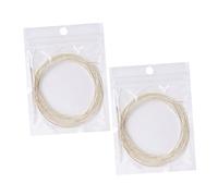 WHAMVOX 2bags Professional Acoustic Guitar Strings Replacement Strings for Bass Classical Electric Guitars Comfortable Stainless Steel Ball End