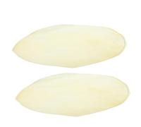 WHAMVOX 2Pcs 350Mm round Goatskin Drum Covers Sturdy Lightweight Replacement for African Hand Drums with Natural Texture