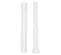 WHAMVOX 2pcs Acrylic Crystal Bowl Playing Wand Meditation Mallet Stick with Elegant Refined Look White Color for Music Therapy and Sound Bath