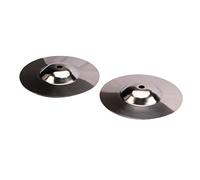 WHAMVOX 2pcs Beginner Crash Cymbals Durable Percussion Instrument Accessories Silver Tone for Students and Players with Fine Grinding and High Hardness Resistance