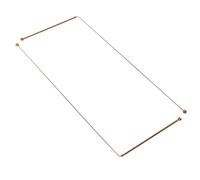 WHAMVOX 2pcs Brass Dowsing Rods Water Divining Sticks for Treasure Hunting and Paranormal Detection, Rounded Ends, Outdoor Spiritual Finding Tool Set