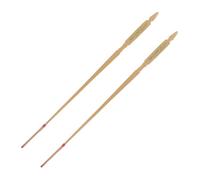 WHAMVOX 2pcs Chinese Yangqin Qinzhu Sticks Wood Head Mallets Professional Percussion Hammer Dulcimer Music Instrument Accessories for Practice Performance