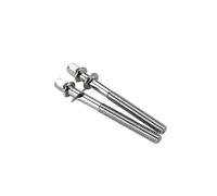 WHAMVOX 2pcs Drum Screws Long Drum Tension Rods Replacement Bolts for Instrument Parts