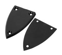 WHAMVOX 2pcs Electric Guitar Truss Rod Cover Plates Bell-shaped Guitar Parts Accessories Replacement for Repairing and Decorating Electric Easy to Install