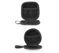 WHAMVOX 2pcs Eva Earphone Storage Bag Set Lightweight Zipper Headphone Pouch for Organizing USB and Data Cables for Business Trips and Fits Your Tote Bag