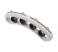 WHAMVOX 2pcs Finger Expander Training Tool for Guitar Ukulele Piano Comfortable and Design for Musicians to Improve Finger Strength and Flexibility White