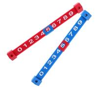 WHAMVOX 2PCS Foosball Score Counters Large Table Football Scoring Units with Numbers User-friendly Scorekeeper for Casual and Professional Games Stylish Boat-shaped Design in Red and Blue