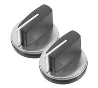 WHAMVOX 2pcs Gas Stove Knobs Replacement Plastic Range Control Knob Universal Cooker Burner Control Switch for Kitchen Cooktop Accessories Compatible with Embedded Gas Stoves
