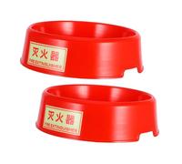 WHAMVOX 2PCS Glow Extinguisher Base Plastic Holder Floor Stand for Extinguishers Compact Safety Bracket for Home Kitchen and Public Spaces