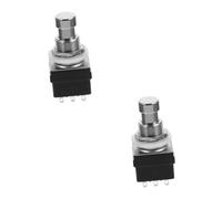 WHAMVOX 2pcs Guitar Effector Footswitch Button Electric Guitar Effects Pedal Non-latching Foot for Musical Instrument Accessories Use Bass Pedal and Acoustic