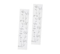 WHAMVOX 2pcs Guitar Fretboard Stickers Tree Pattern Decals for Electric Acoustic Guitar No Residue Easy to Install and Remove Covers Dot Markers Music Sticker for Adults