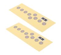 WHAMVOX 2pcs Guitar Headstock Decals with Soccer Design Acoustic and Electric Guitar Fretboard Stickers Fingerboard Practice Inlays for Beginner Bass