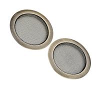 WHAMVOX 2pcs Guitar Soundhole Covers Inserts Screen Speaker Grille for Resonator Guitar Parts Fits Sound Hole
