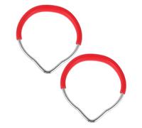 WHAMVOX 2pcs Gymnastics Rings for Outdoor Play Sturdy Metal Hanging Exercise Rings for Muscle Development and Coordination Training Easy to Install for Home