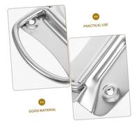 WHAMVOX 2pcs Heavy Duty Stainless Steel Foldable Toolbox Handles with Spring Folding Design Space-Saving Industrial Chest Pulls for Cabinets and Doors Load-Bearing Accessories