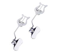 WHAMVOX 2pcs Holders Music Score Clamps for Trombone Robust Lightweight Portable Music Holder