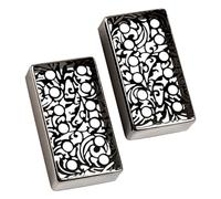 WHAMVOX 2pcs Hollow Out Electric Guitar Pickup Protective Sound Pickup for Electric Guitar Ukulele Elegant Design Easy Installation High-sensitivity Functionality