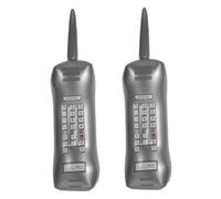 WHAMVOX 2pcs Inflatable Vintage Phone Prop Toys for Kids, Silver Imitation Cell Phone Decorations, Retro Party Accessories for Birthday and Dress up Play