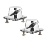 WHAMVOX 2pcs Iron Drum Mount Bracket Base Tom Drum Leg Holder for Various Stability and Appearance of Your Percussion Instruments