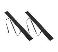 WHAMVOX 2Pcs Japanese Bag Set Black 136Cm Shoulder Bag Multifunctional Thick Carrying Pouch Suitable for Martial Arts Travel Storage