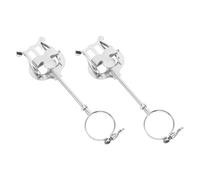 WHAMVOX 2pcs Lightweight Trumpet Music Holder Portable Sheet Music Stand for Clarinet Oboe Wind Instruments Compact Space-saving Design with Secure Grip for Marching Bands and Performances