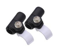 WHAMVOX 2pcs Lightweight Walking Pole Flip Lock Clips for Hiking and Mountaineering Secure External Lock Buckle Replacement Parts with Fast Adjustment for Trekking and Backpacking