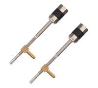 WHAMVOX 2pcs Metal Violin Bow Frog Screws Sturdy Repair Parts for Student and Professional Use