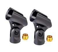 WHAMVOX 2pcs Mic Stand Clips Microphone Holders for Handheld Mics Stand Clip Clamp