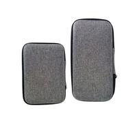 WHAMVOX 2pcs Microphone Storage Cases Earphone Mic Bag with Clip Compact Digital Product Organizer Portable Headset Storage Pouch for Travel and Music Accessories