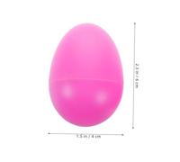 WHAMVOX 2pcs Plastic Egg Shakers for Boy Girl Sensory Sound for Early Learning Auditory Stimulation Dance Music Activities Development Tool