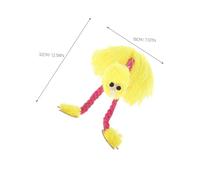 WHAMVOX 2pcs Plush Ostrich Marionette Puppets with Pull Strings for Soft Wood and Plush Animal for Skill Building Pretend Play and Portable Puppet Shows