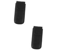 WHAMVOX 2pcs Portable Harmonica Storage Case Bag Leather Harmonica Box Container for Blues Players and Beginners for Travel and Protection