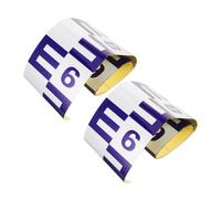 WHAMVOX 2pcs Reflective Water Level Gauge Stickers for Precise Aquarium Depth Measurement Clear Scale Markings Enhanced Night Visibility Portable Self-Adhesive Water Depth Indicator