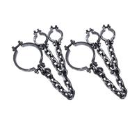WHAMVOX 2pcs Reusable Plastic Halloween Shackles Lifelike Wrist for Haunted House Cosplay Accessories Prop Easy to Wear for Spooky Party Decorations and Halloween Event Use